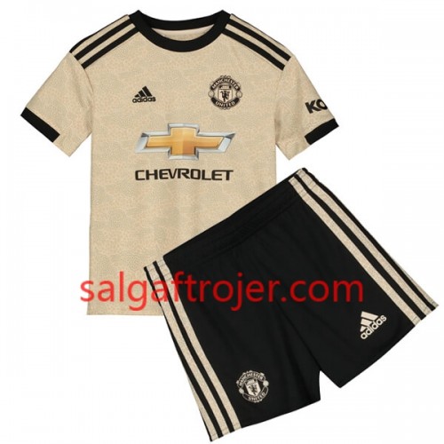 Manchester United Fodboldtrøjer Børn Udebanesæt 2019/20 Kort ærmer Manchester United Fodboldtrøjer Børn Udebanesæt 2019/20 Kort ærmer